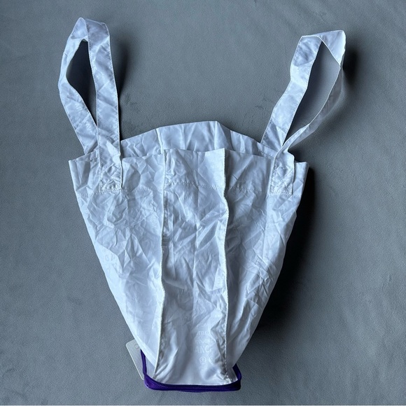 Lululemon ~ Go-Go Shopper ~ Purple ~ Cloth Reusable Zip Up Shopping Bag ~ NWT - Picture 12 of 13